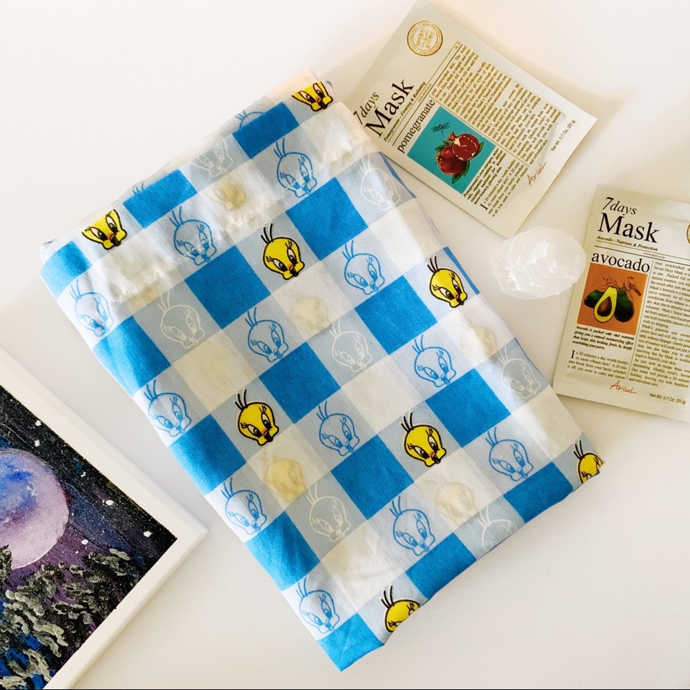 Tweety Bird Twin Bed Flat Sheet